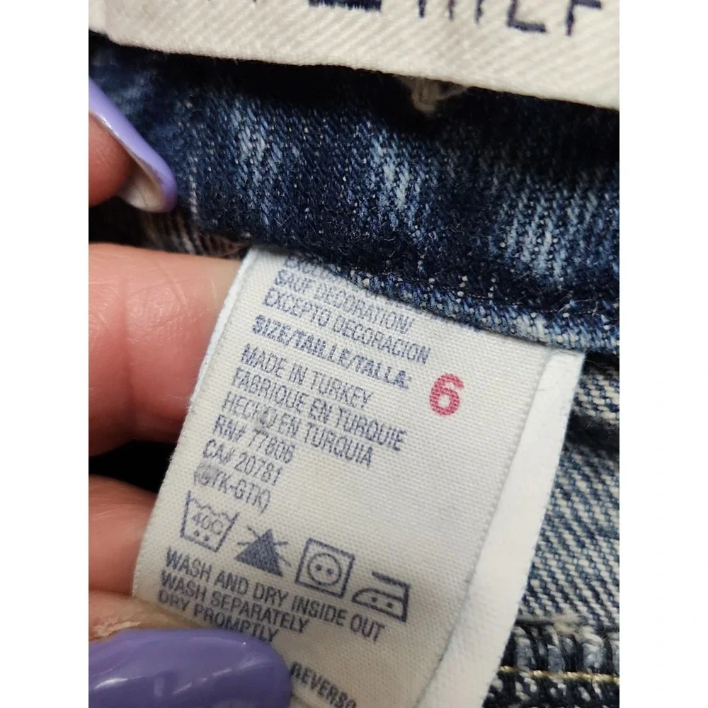Tommy Hilfiger Size 6 Womens‎ Jeans Cropped Cuffed Capri Vintage Stretch